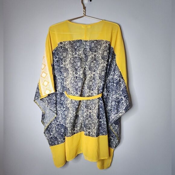 ModCloth Ryu Tunic Top Bloom Boutique Yellow Spring Size Large - Picture 3 of 6